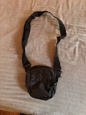 ASOS Black Nylon Sling Belt Bag